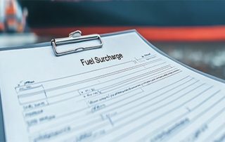 fuel surcharges small parel